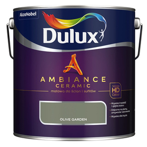 Farba do ścian i sufitów ceramiczna DULUX Ambiance Ceramic Olive Garden głęboki mat 2,5l