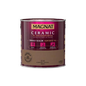Farba do ścian i sufitów ceramiczna MAGNAT Ceramic kawowy onyks C12 mat 2,5l