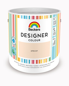Farba do ścian i sufitów lateksowa BECKERS Designer Colour Apricot mat 2,5l