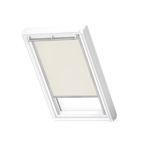 Roleta wewnętrzna do okna dachowego VELUX DKL FK06 1085S 66x118 zaciemniająca manualna