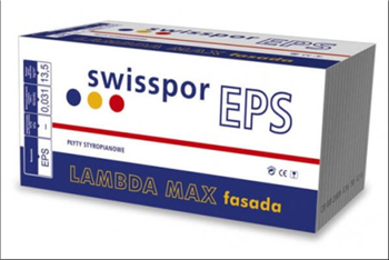 Styropian elewacyjny SWISSPOR  LAMBDA MAX 031 gr. 15 cm