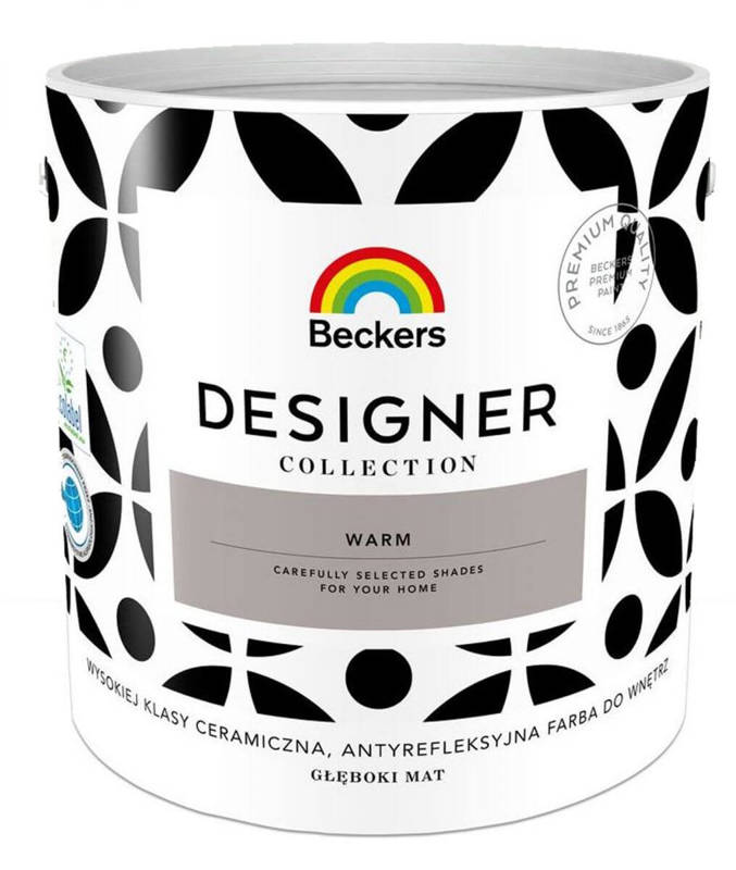 Farba do ścian i sufitów ceramiczna BECKERS Designer Collection Warm mat 2,5l