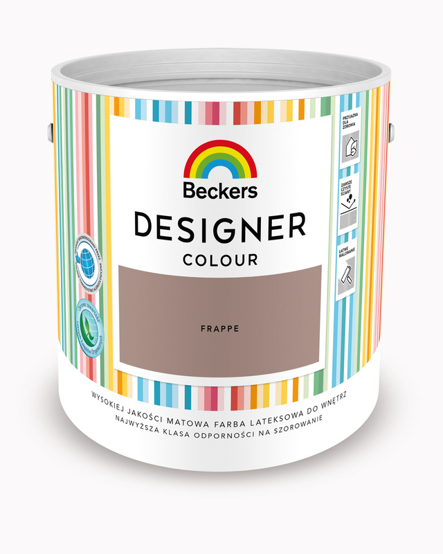 Farba do ścian i sufitów lateksowa BECKERS Designer Colour Frappe mat 2,5l