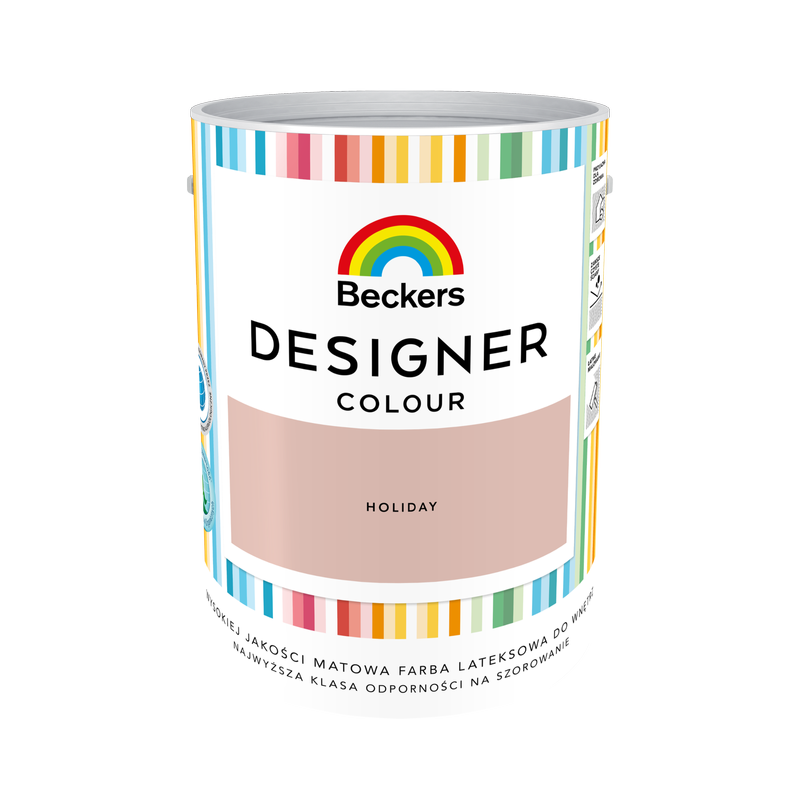 Farba do ścian i sufitów lateksowa BECKERS Designer Colour Holiday mat 5l