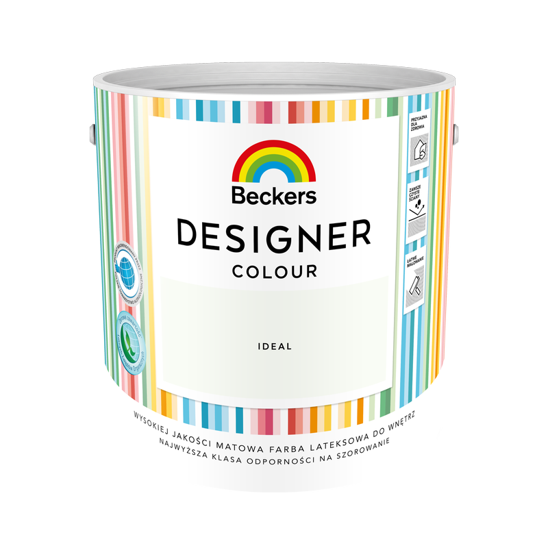 Farba do ścian i sufitów lateksowa BECKERS Designer Colour Ideal mat 2,5l