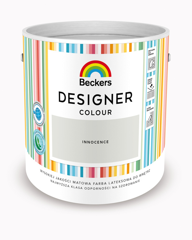 Farba do ścian i sufitów lateksowa BECKERS Designer Colour Innocence mat 2,5l