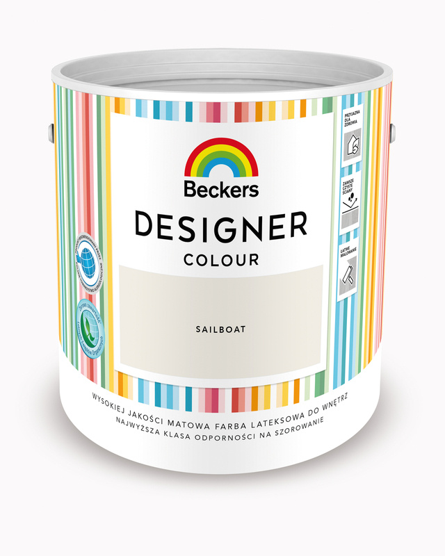 Farba do ścian i sufitów lateksowa BECKERS Designer Colour Sailboat mat 2,5l