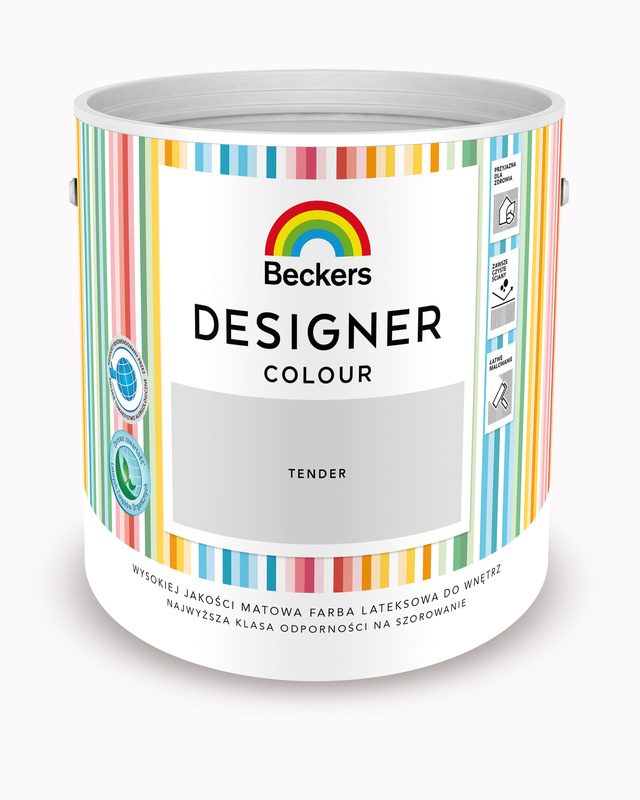 Farba do ścian i sufitów lateksowa BECKERS Designer Colour Tender mat 2,5l