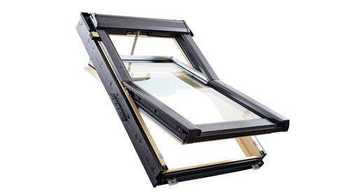 Okno dachowe ROTO Q42S Standard Tronic 114x140 2-szybowe PVC solarne