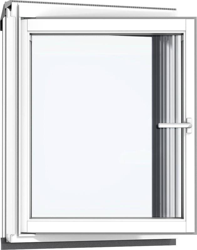 Okno dachowe kolankowe VELUX VFA PK35 2068 94x95 3-szybowe drewniane