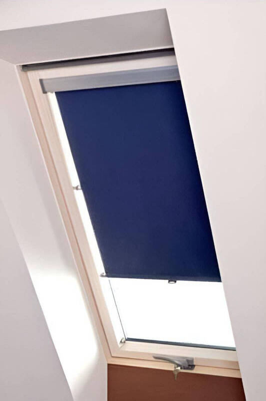 Roleta na okno dachowe OKPOL DECOMATIC D33TW 114x118 transparentna biała (A368)