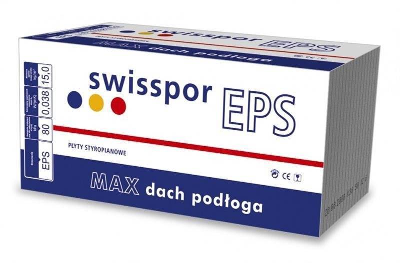 Styropian podłogowy SWISSPOR  MAX EPS 80 038 gr. 15 cm